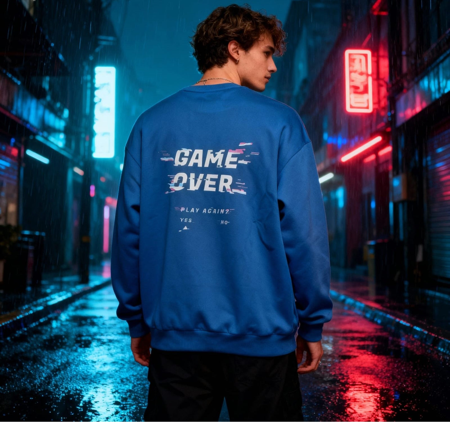 ASH™ | GLITCH MOMENT CREW SWEATSHIRT