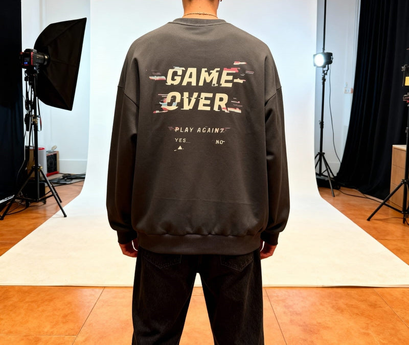 ASH™ | GLITCH MOMENT CREW SWEATSHIRT